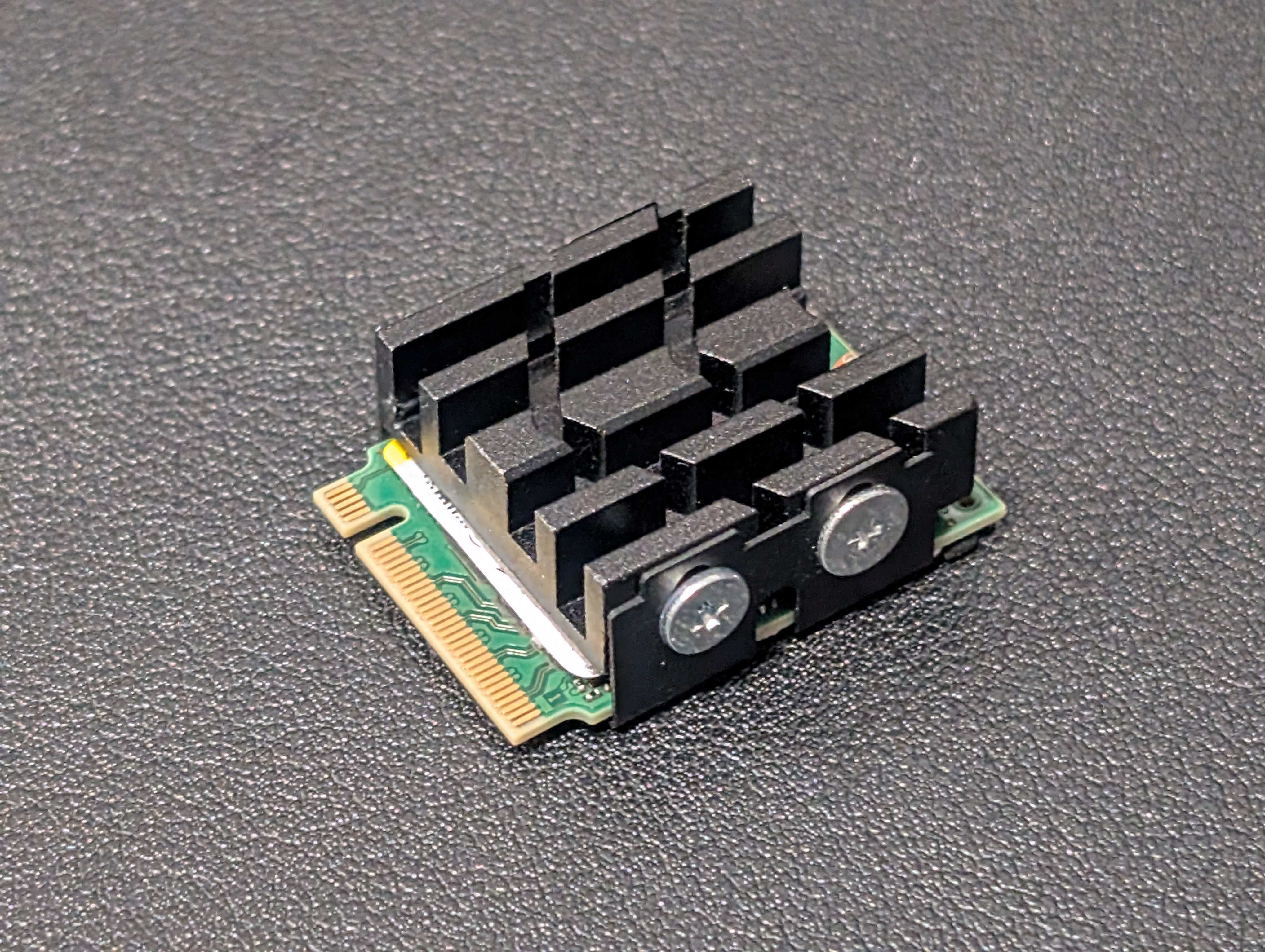 Micron 2230 NVMe with heatsink assembly