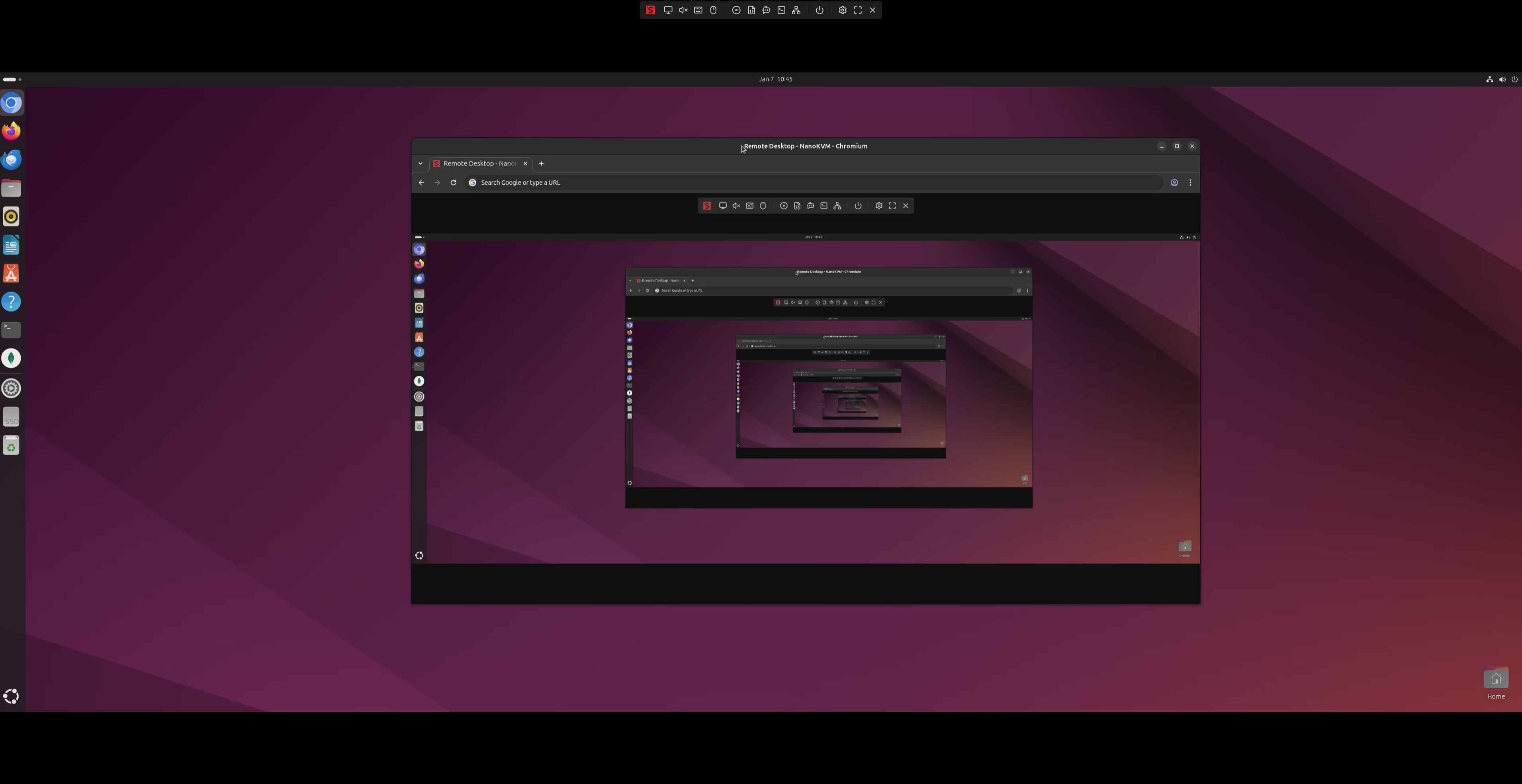 NanoKVM Pro Ubuntu HDMI capture working after xrandr fix (RGB Full, 8 bpc)